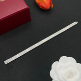 SS 25 Ribbed Stainless Steel Bracelet
