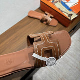 Leather Flat Sandals