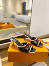 Kitten Heeled Sandals