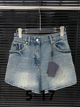 Denim shorts